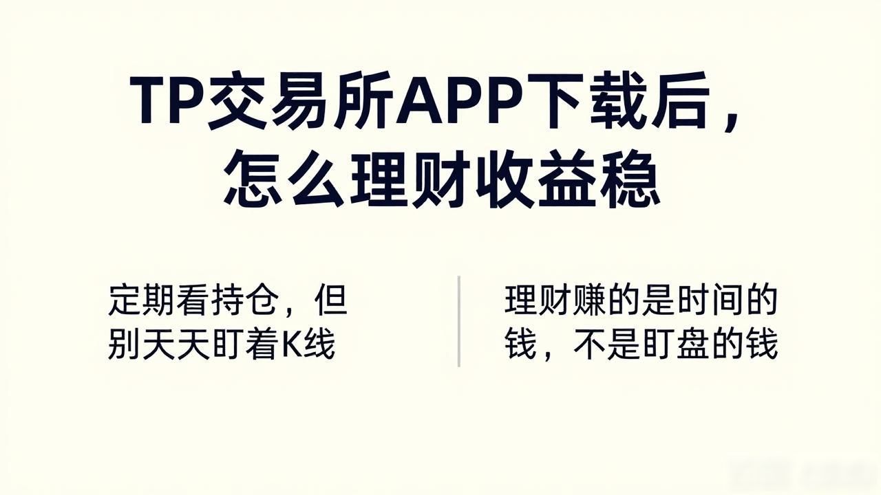 下载TP交易所APP理财技巧_如何通过TP交易所app下载有效理财_分散资金交易所管理