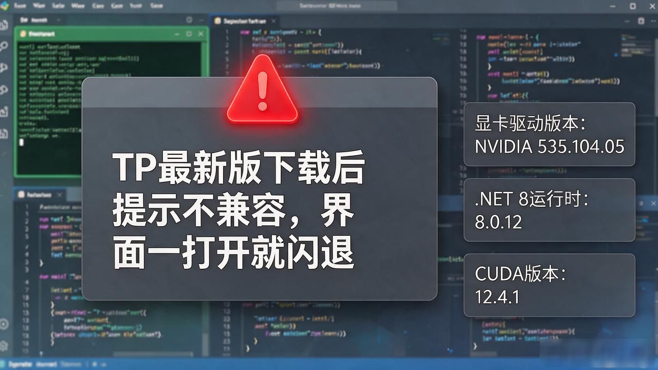 TP最新版下载后提示不兼容？软硬件要求逐条说清楚
