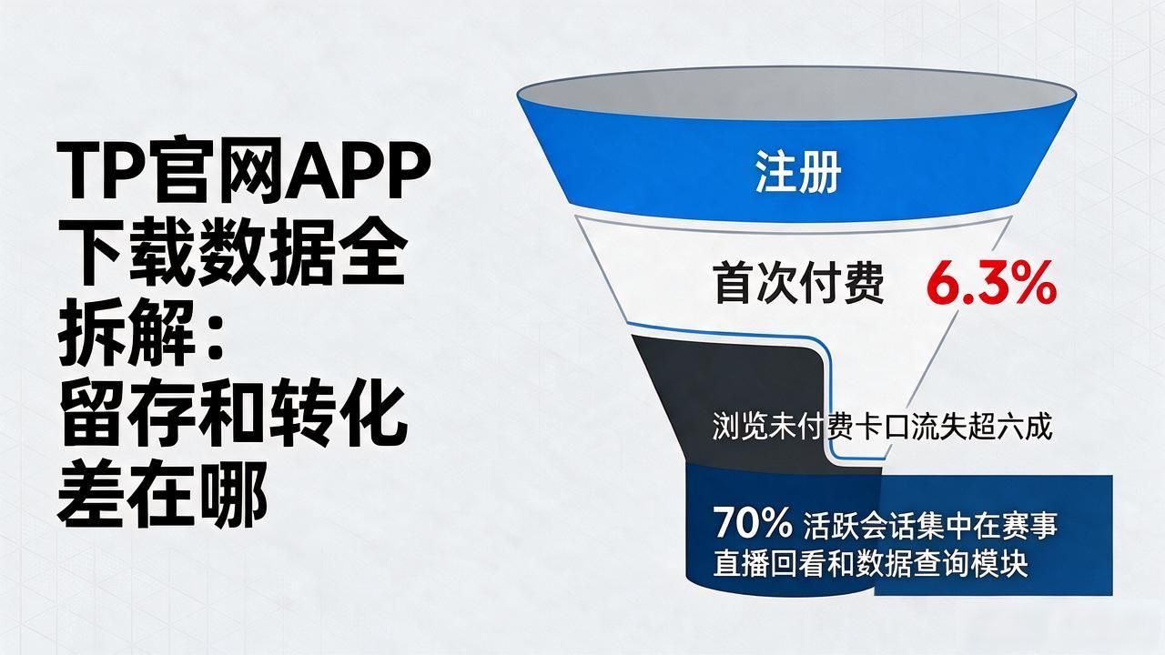 TP官网APP下载数据全拆解：留存和转化差在哪