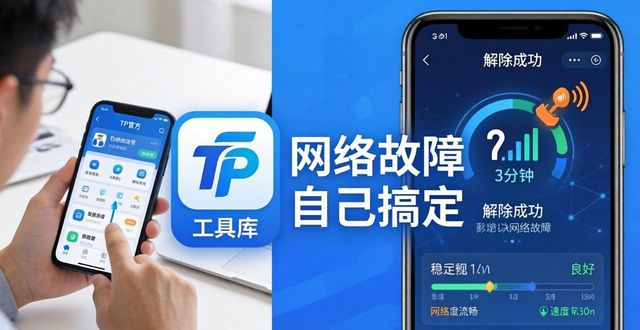 TP官方APP三分钟上手，网络故障自己搞定