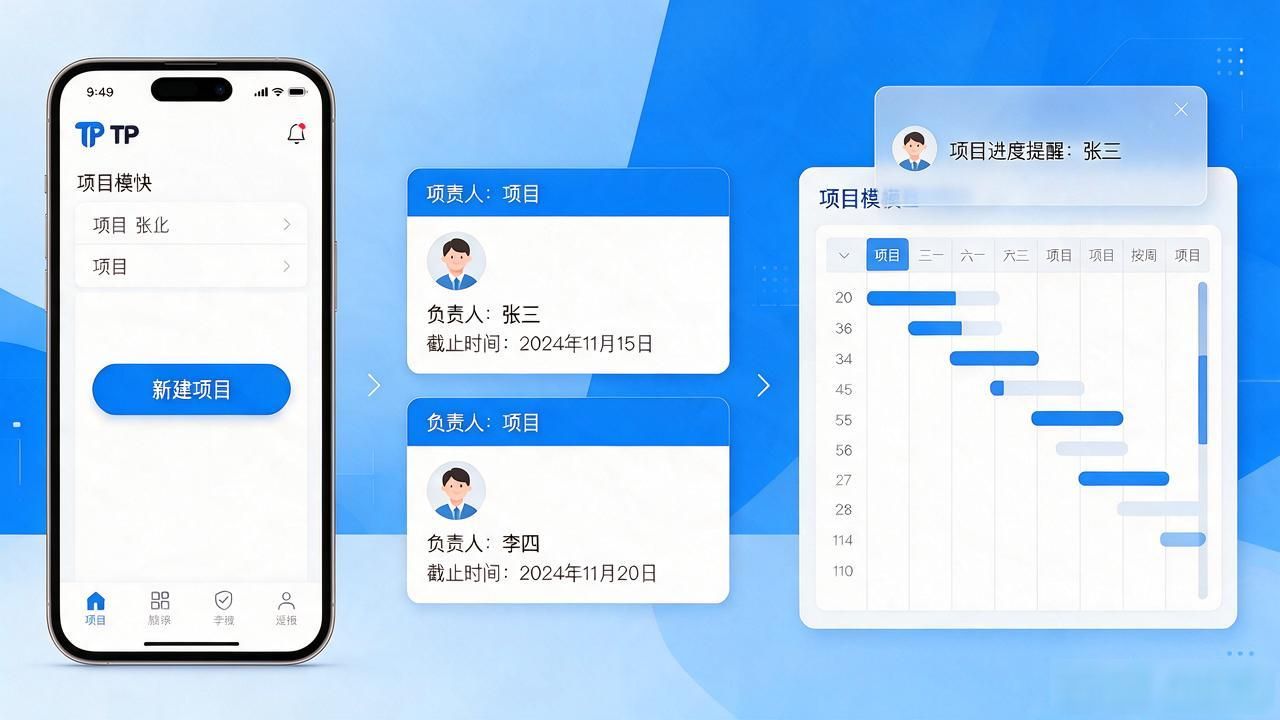 项目跟进总掉链子？TP官方app下载安装后这样配