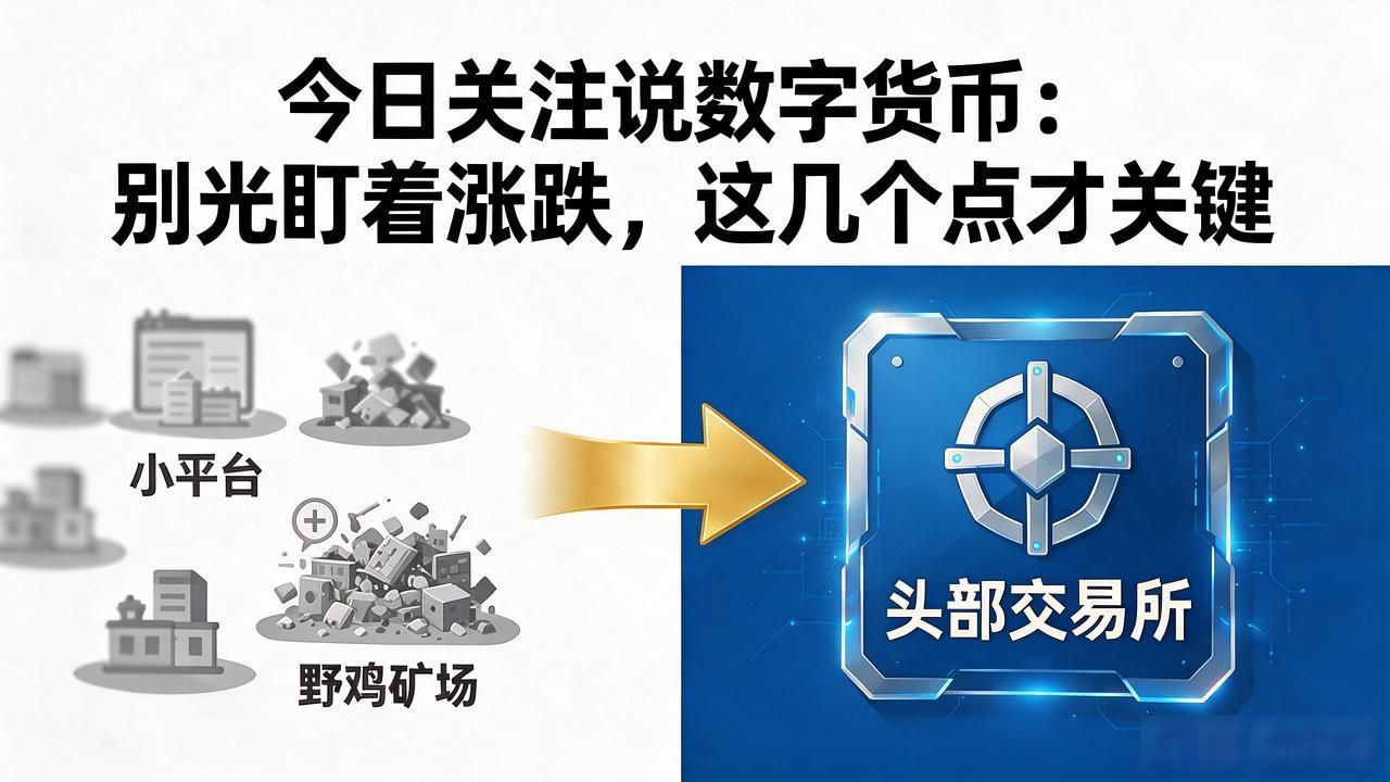 今日关注说数字货币：别光盯着涨跌，这几个点才关键