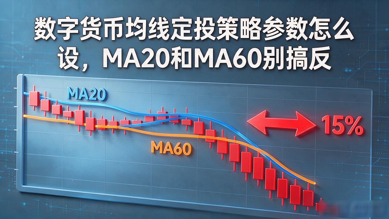 数字货币均线定投策略参数怎么设，MA20和MA60别搞反
