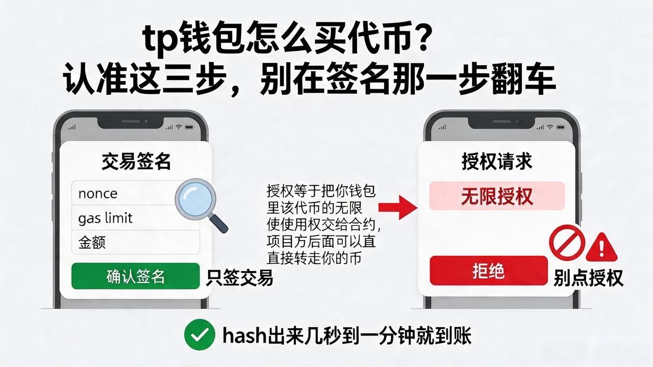 tp钱包怎么买代币？认准这三步，别在签名那一步翻车