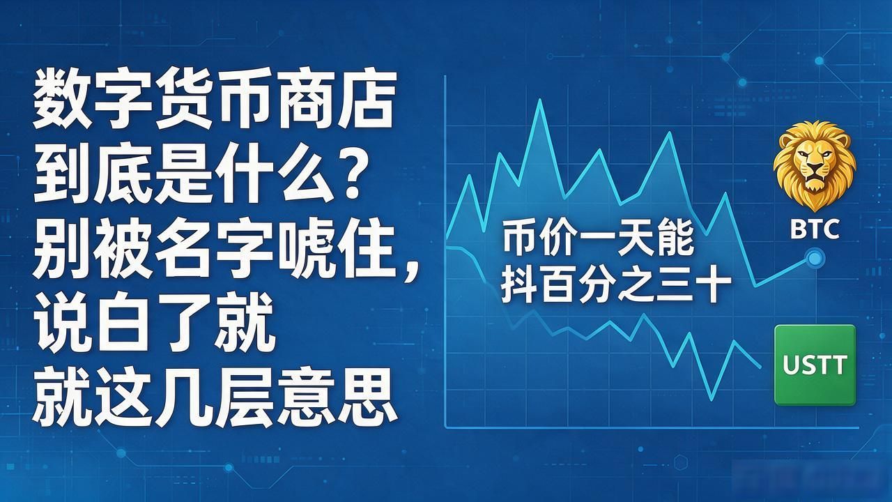 数字货币商店到底是什么？别被名字唬住，说白了就这几层意思