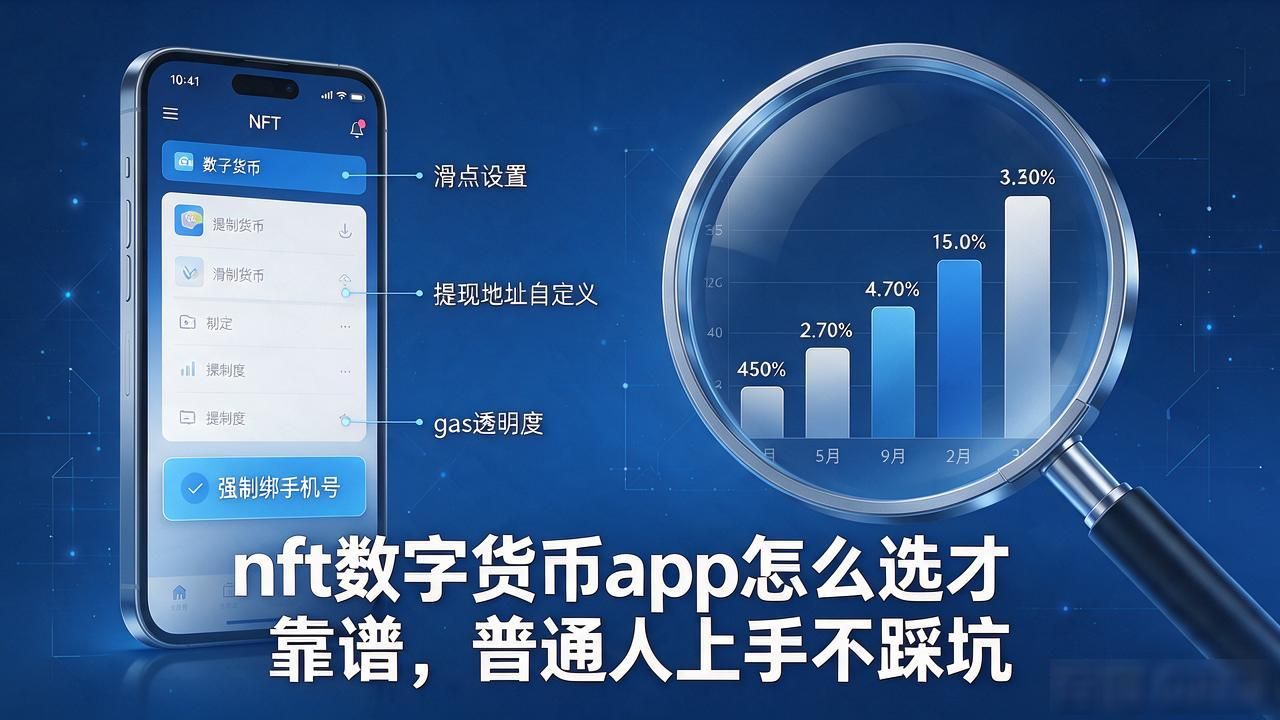 nft数字货币app怎么选才靠谱，普通人上手不踩坑