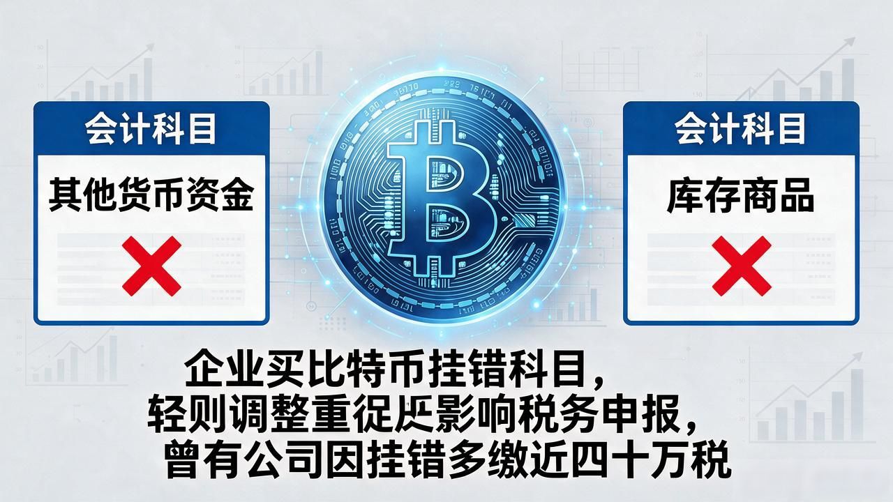 数字货币算什么科目？企业买了比特币，账上到底怎么记