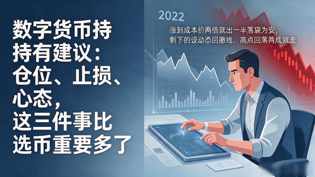 数字货币持有建议：仓位、止损、心态，这三件事比选币重要多了
