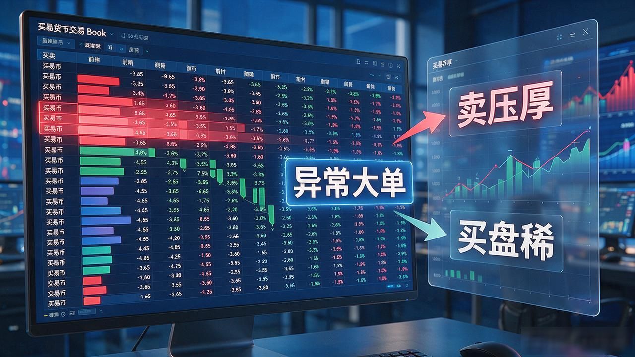数字货币交易盘怎么看？别光盯K线，这四个位置比什么都管用