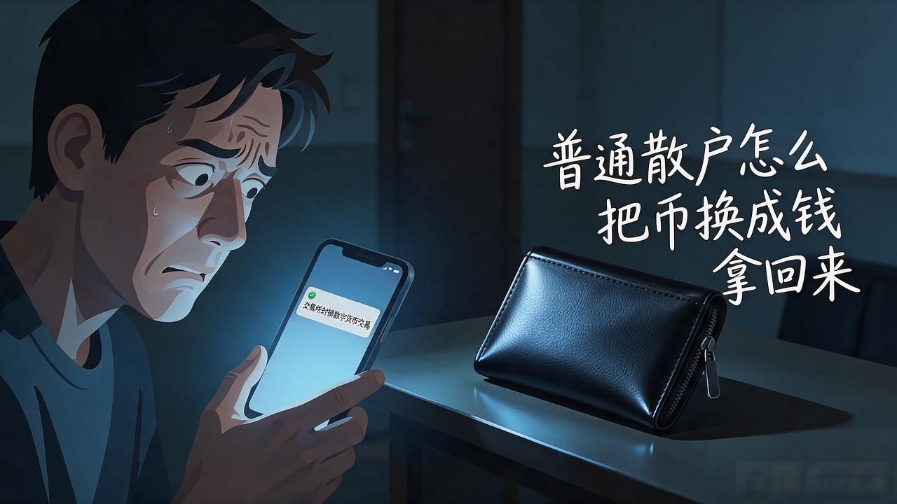 交易所封锁数字货币交易了，普通散户怎么把币换成钱拿回来