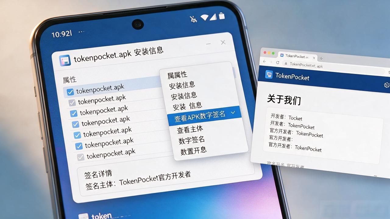 如何验证tokenpocket钱包官网下载的应用程序的真伪?_tokenpocket官网下载验证_辨别真假tokenpocket安装包方法