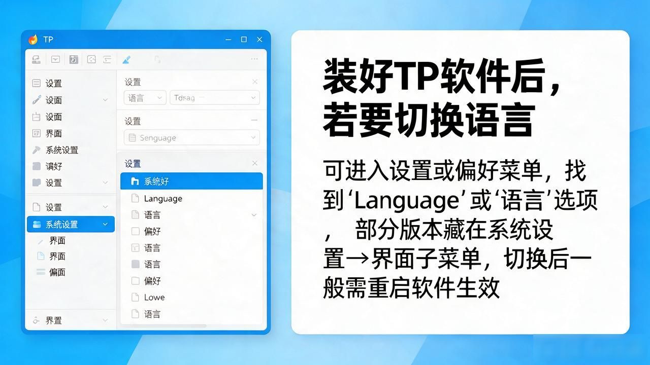 TP官网下载语言怎么切换？跟着这几步来就行