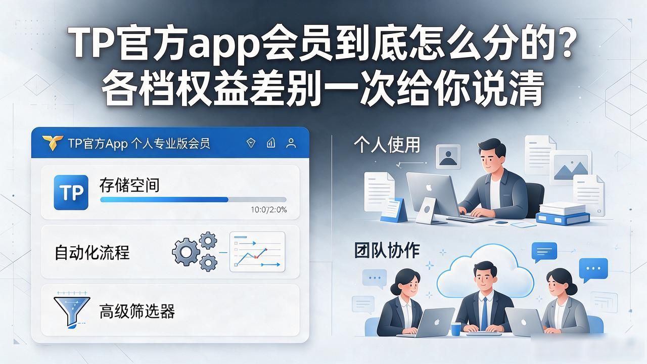 TP官方app会员到底怎么分的？各档权益差别一次给你说清