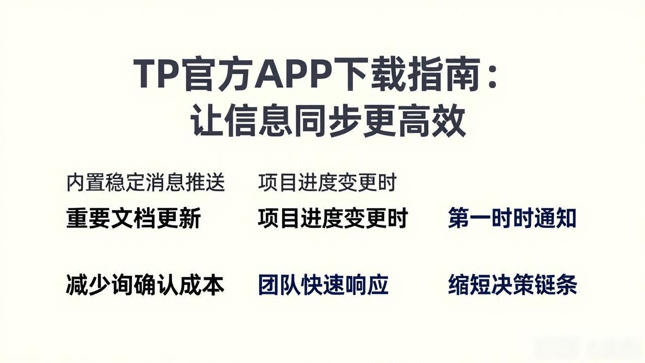 如何通过TP官方app下载提高信息共享?_官方渠道获取应用打破信息孤岛_科技行业信息滞后痛点