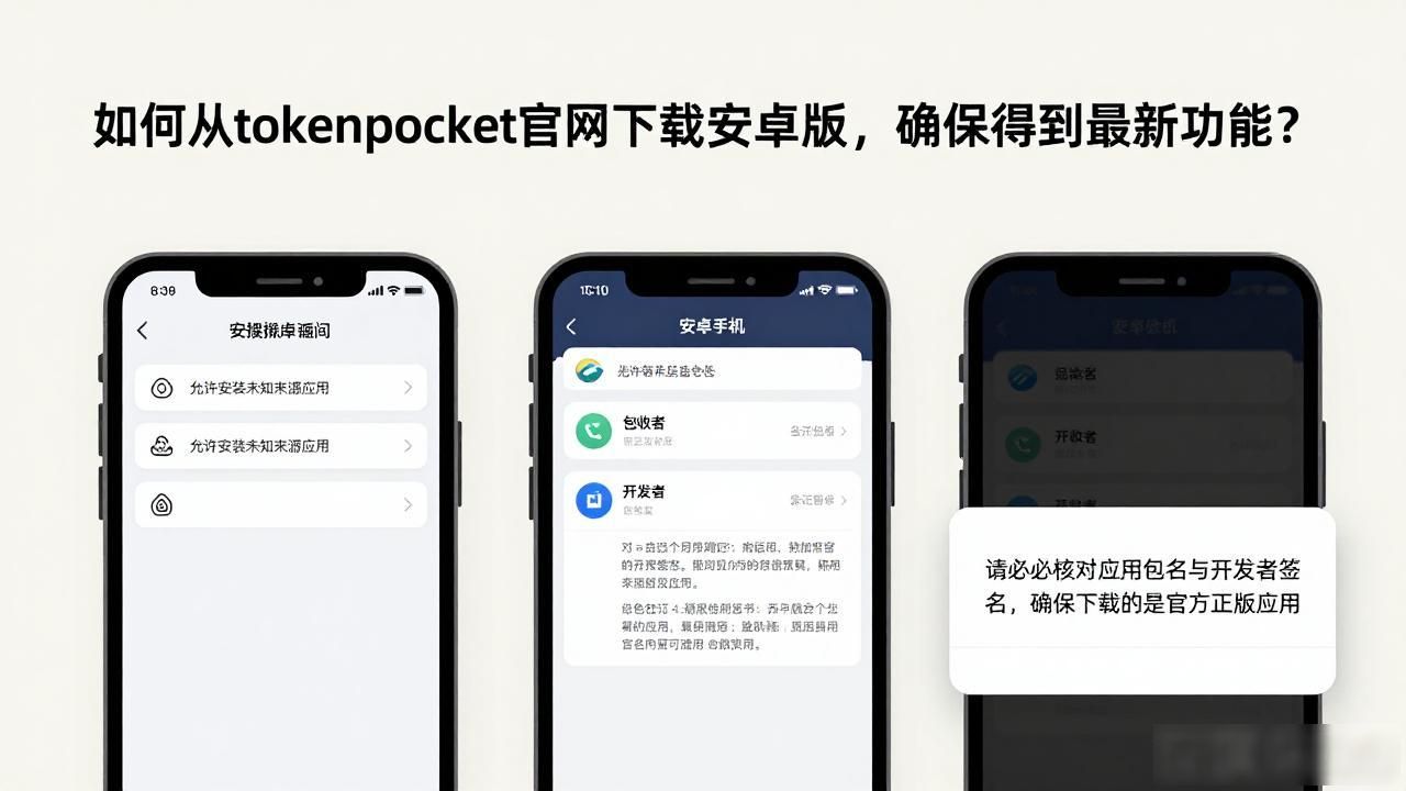 TokenPocket安卓官方下载_如何从tokenpocket官网下载安卓版,确保得到最新功能?_安全下载数字钱包
