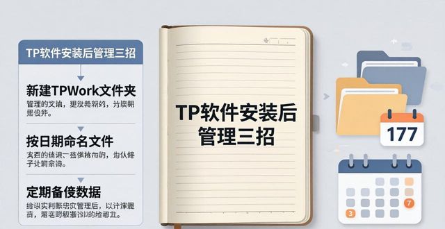TP软件装完怎么管？记住这三招