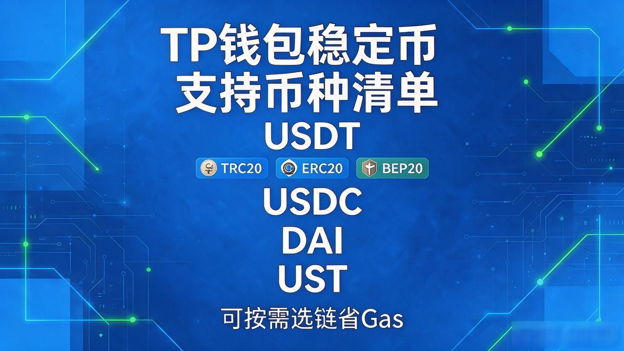 TP钱包能转哪些币？常见币种清单大全