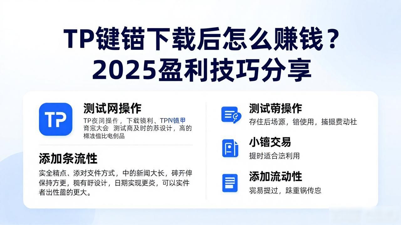 2025年TP钱包赚钱攻略_如何在2025 TP钱包官网下载中增强盈利能力?_TP钱包多链资产管理技巧